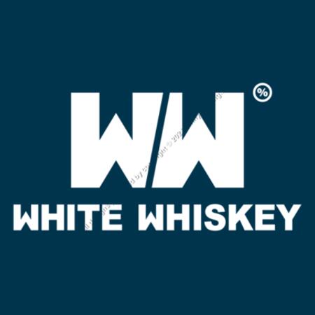 WHITE WHISKEY - WOMEN`S NAVY T-SHIRT - FRONT PRINT Design