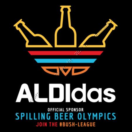 ALDIDAS - MEN`S BLACK T-SHIRT - FRONT PRINT Design