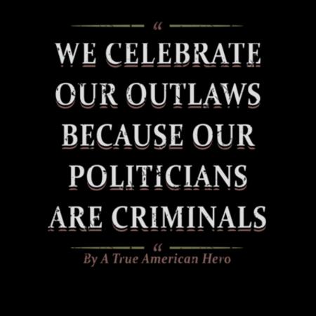 POPCORN SAID CRIMINALS - MARVIN POPCORN SUTTON SERIES - MEN`S BLACK T-SHIRT - FRONT AND BACK PRINT Design