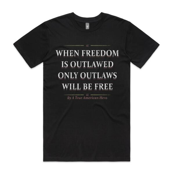 POPCORN SAID FREEDOM - MARVIN POPCORN SUTTON SERIES - MEN`S BLACK T-SHIRT - FRONT AND BACK PRINT Thumbnail
